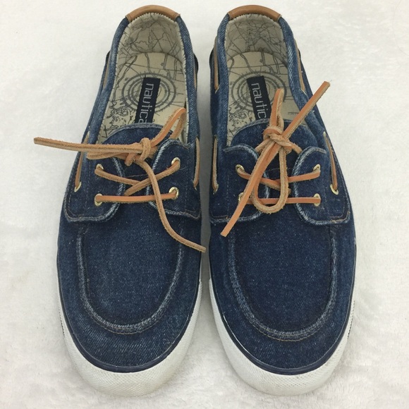 Nautica Other - [Nautica] Size 12 Blue Denim Boat Shoes